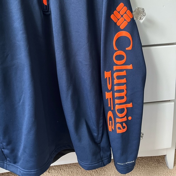 Men’s Auburn Columbia PFG Quarter-Zip - Picture 3 of 7